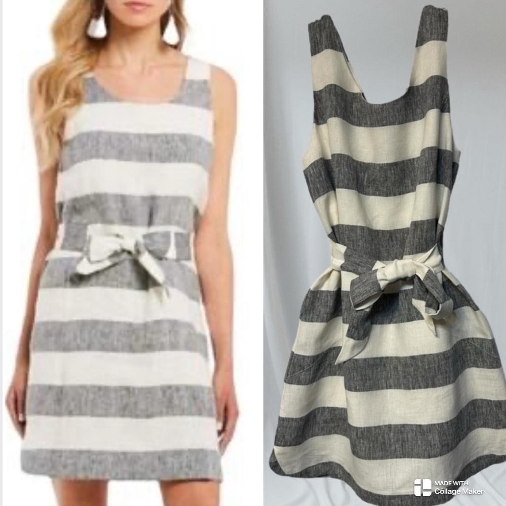 A Loves A striped linen dress NWOT